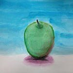 Water Color Apple 